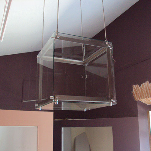 Cancelería de aluminio y acero inoxidable